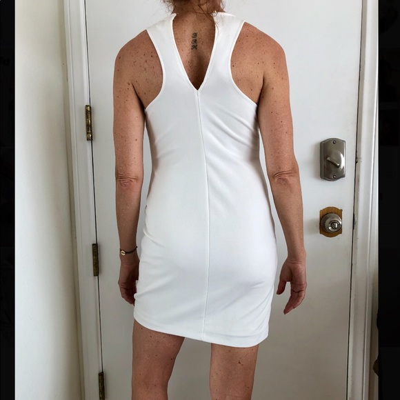 LEITH white asymmetrical dress - Picture 3 of 3